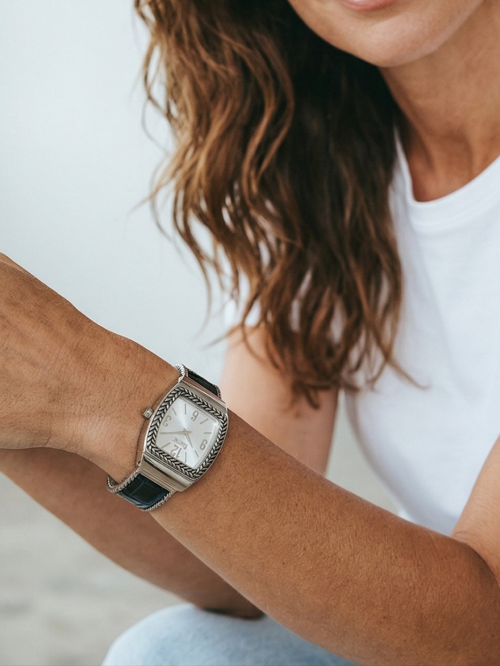 Green and Black Women's Watch